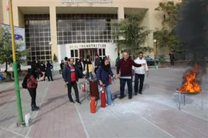 کلاس آموزشی آشنایی با کپسول های آتش نشانی