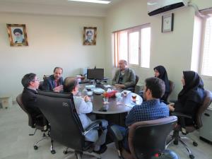 جلسه قائم مقام آموزشی دانشگاه با آموزش دانشکده