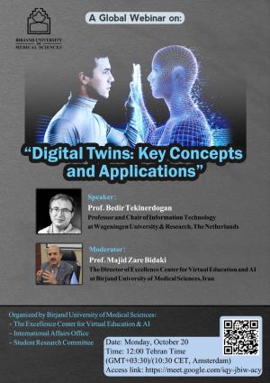 سمینار و وبینار بین المللی "Digital Twins: Key Concepts and Applications"