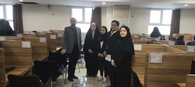 بازدید رئیس و معاون آموزشی و تحصیلات تکمیلی و رئیس اداره امور عمومی دانشکده تغذیه و علوم غذایی از روند ثبت نام حضوری پذیرفته شدگان کنکور سراسری 1404