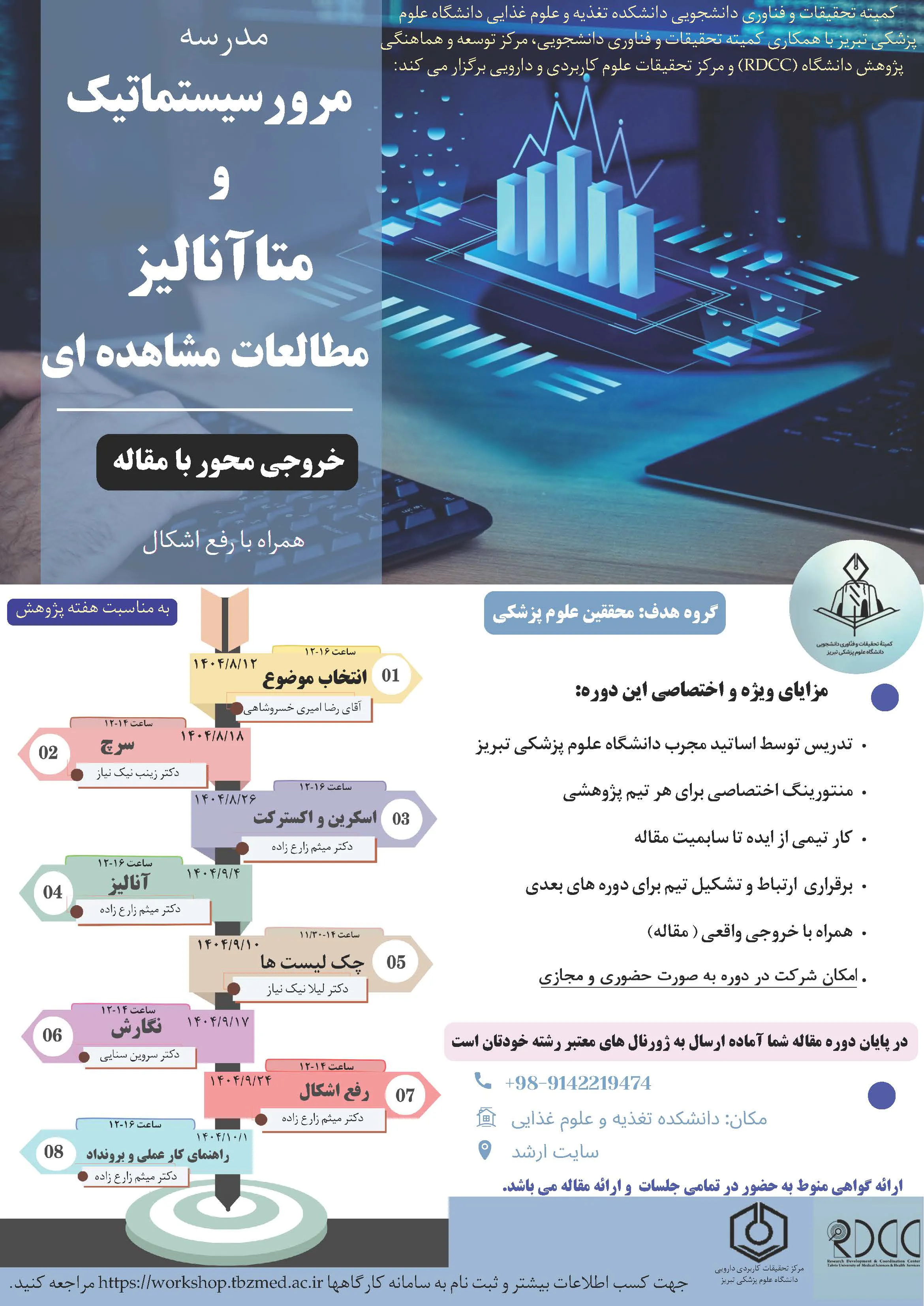 گام به گام مرور سیستماتیک و متاآنالیز مطالعات مشاهده ای.